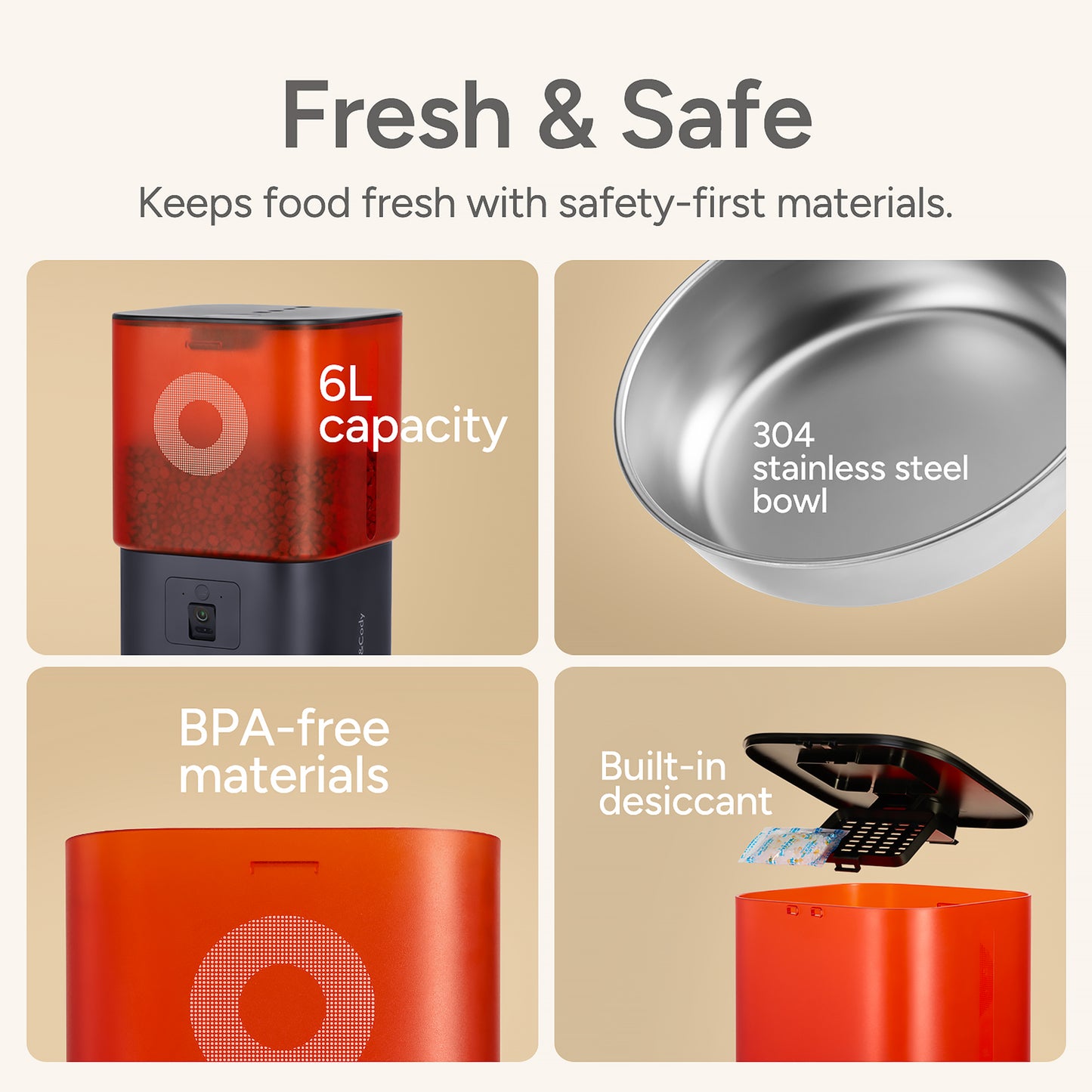 Smart Feeder 6L Camera