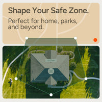 Custom-shaped virtual safe zone for Tracker T1 GPS pet tracker